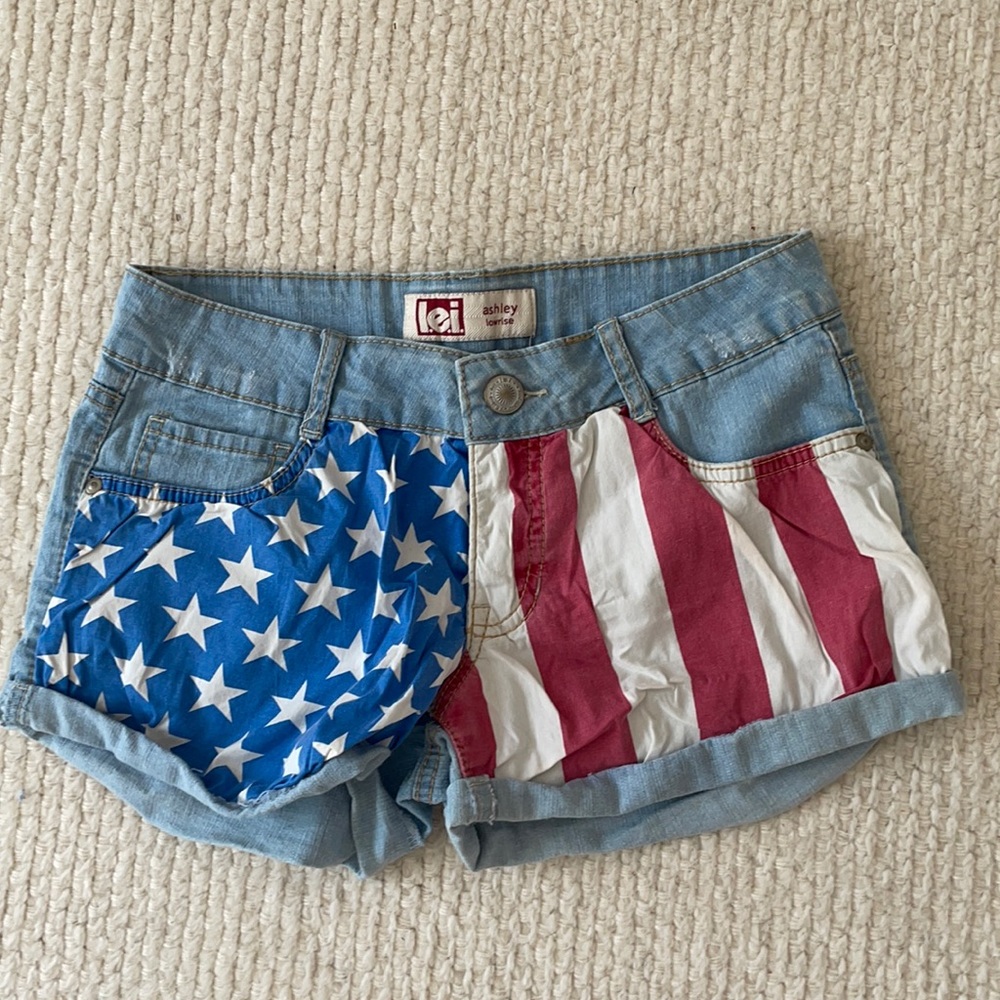 American flag shorts